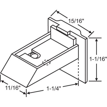 Strybuc Balance Top Sash Guide 900-15838X